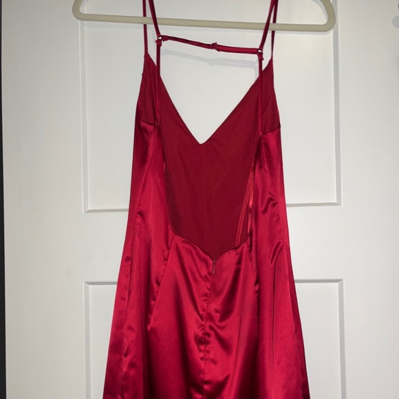 SOLD Red superdown mini dress - Picture 6 of 6